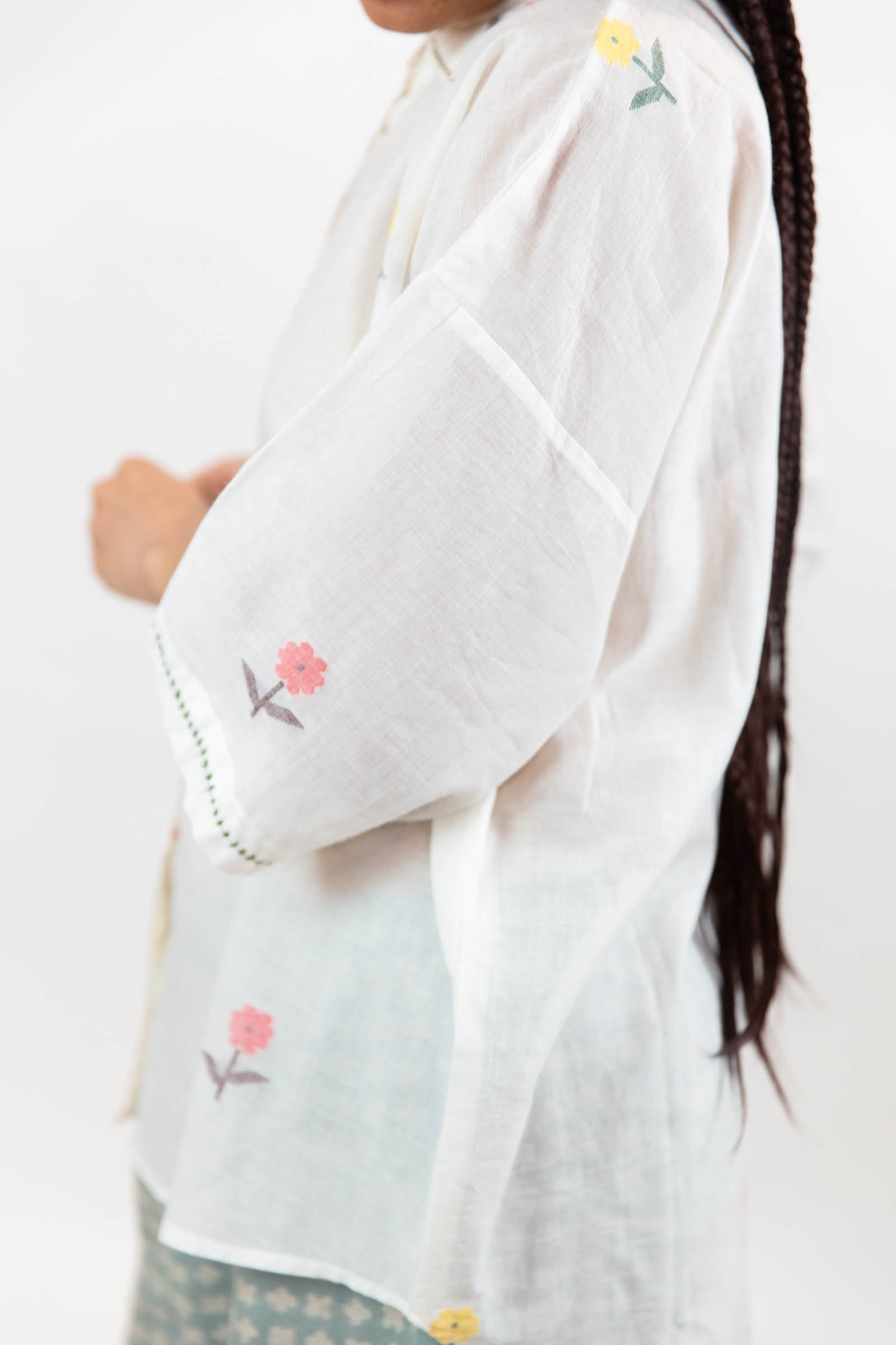 Jamdani Cotton Buttondown