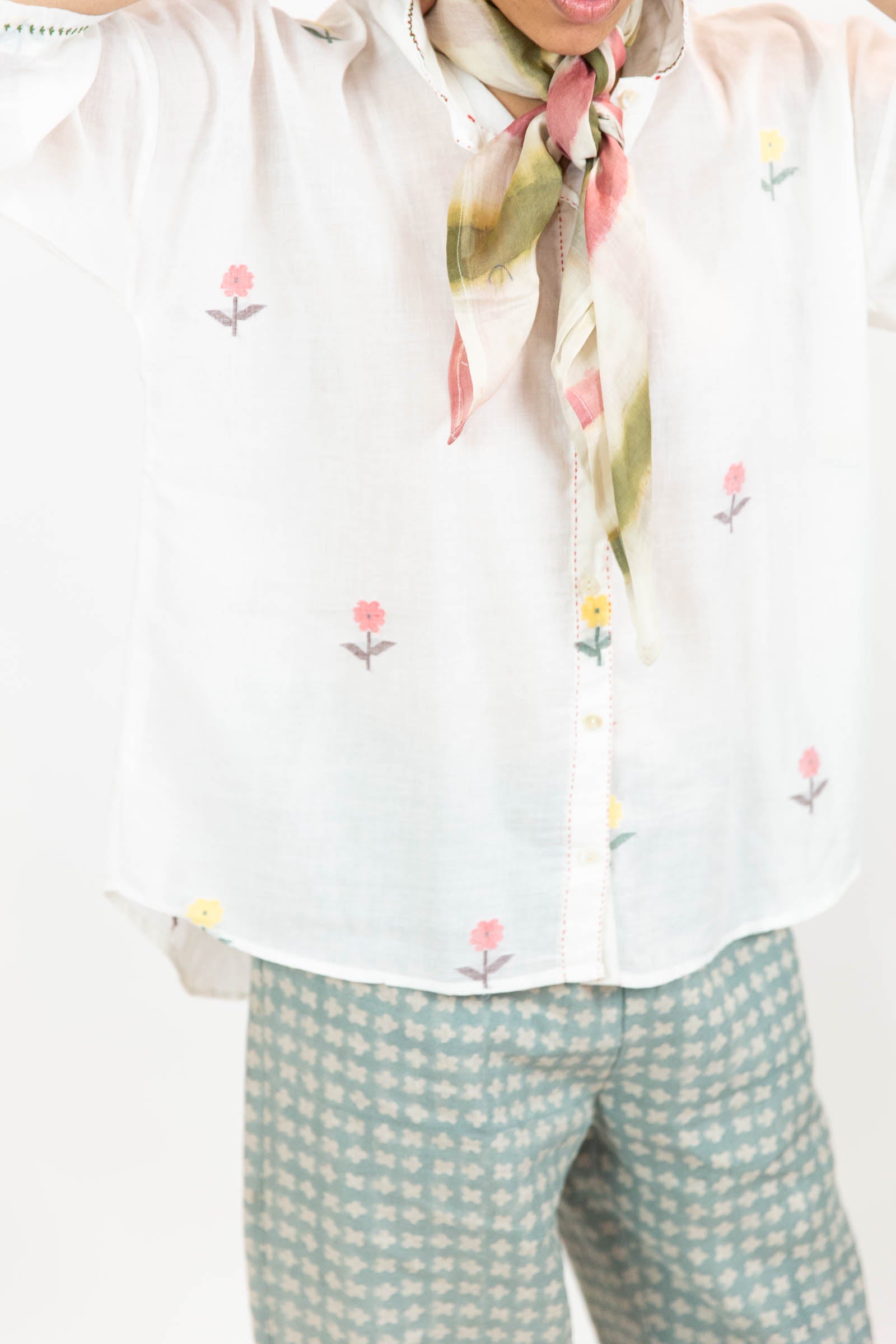 Jamdani Cotton Buttondown
