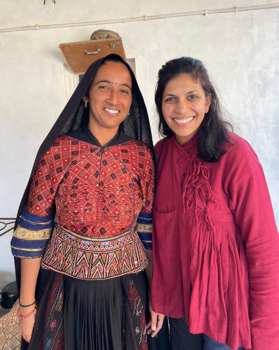 Article 8 of 10: Meeting Geeta Rabari Embroidery Artisan Designer in Kutch