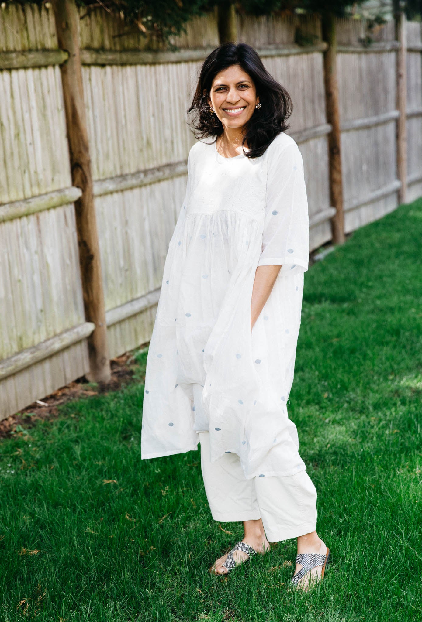 breathable cotton sustainable dress