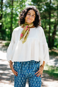 easy white summer top