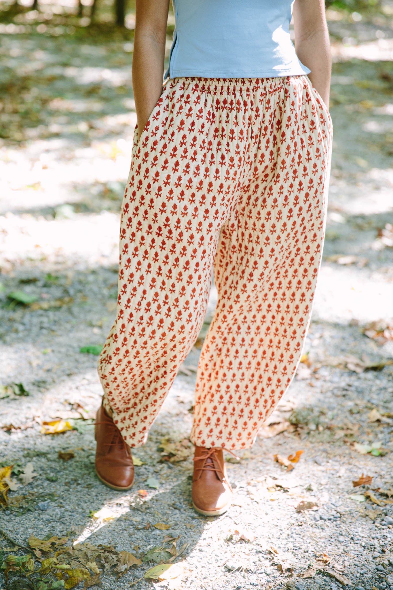 cozy quilted pants