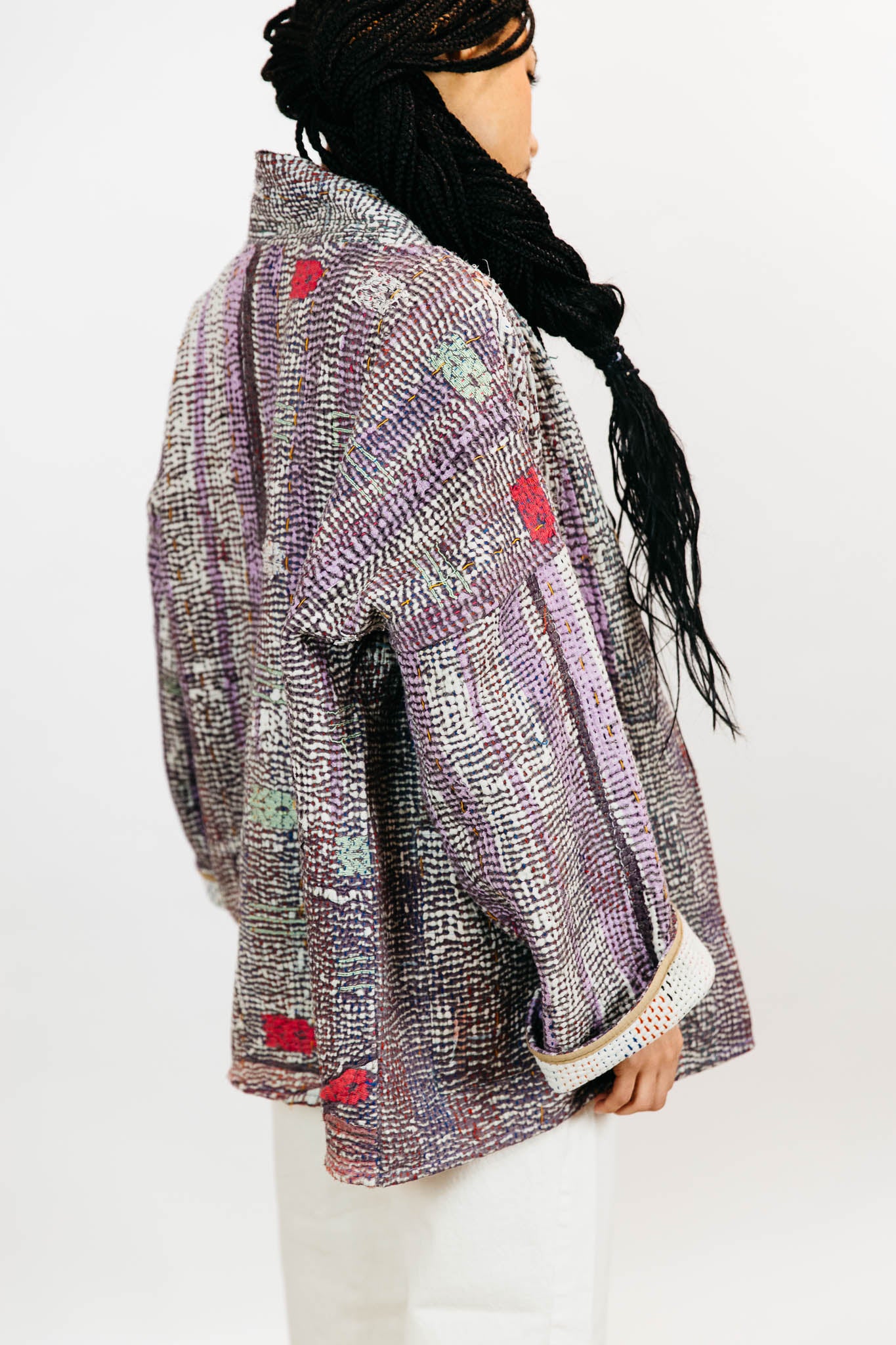 kantha quilt patchwork jacket