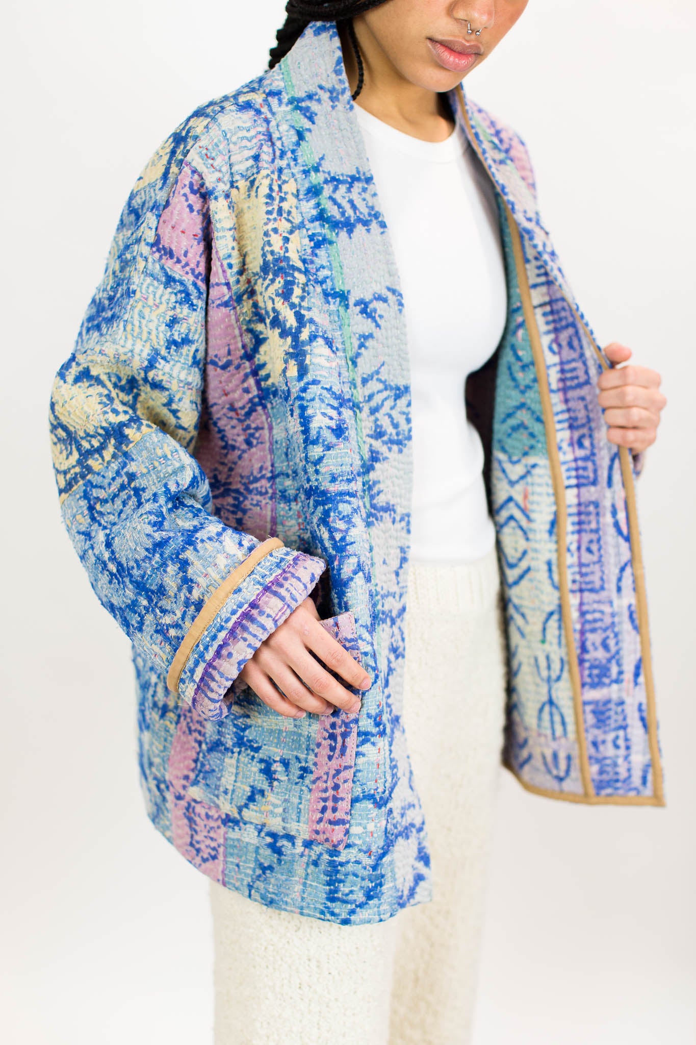 kantha quilt jacket