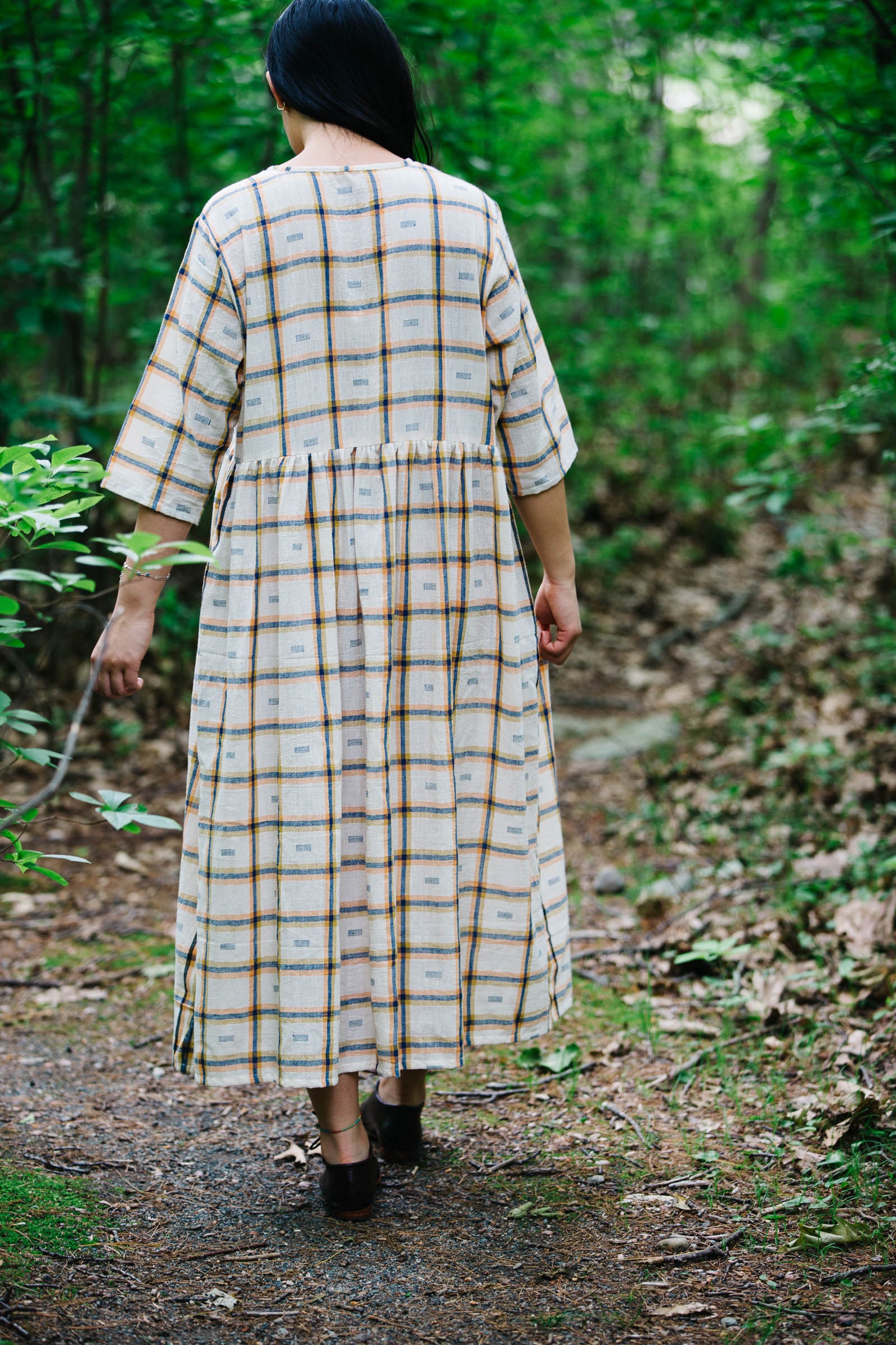 Doree Dress in Handwoven Kala Cotton
