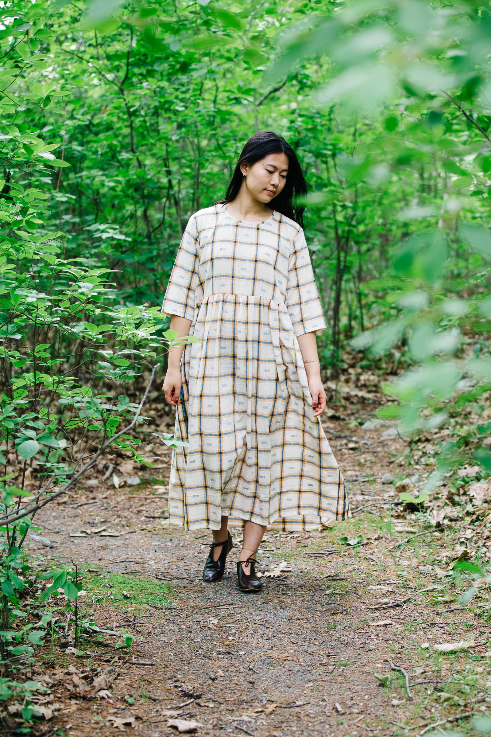 kala cotton dress aira handwoven indigenous cotton dress Fifth Origins
