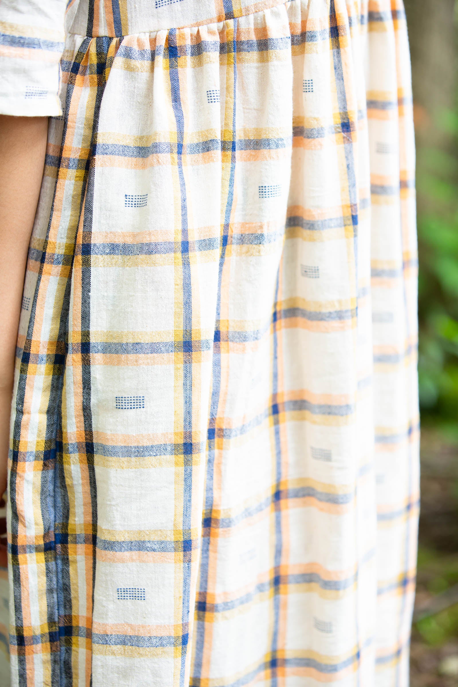 Doree Dress in Handwoven Kala Cotton
