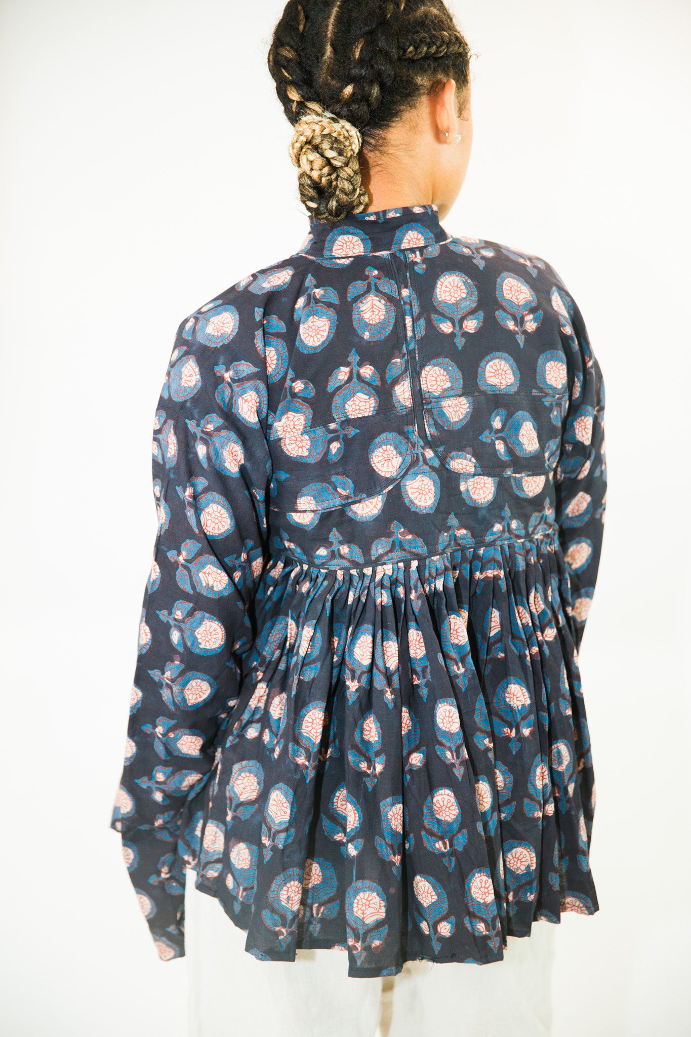 Bloom Bagru Hand Block Print Kediya Top/Jacket