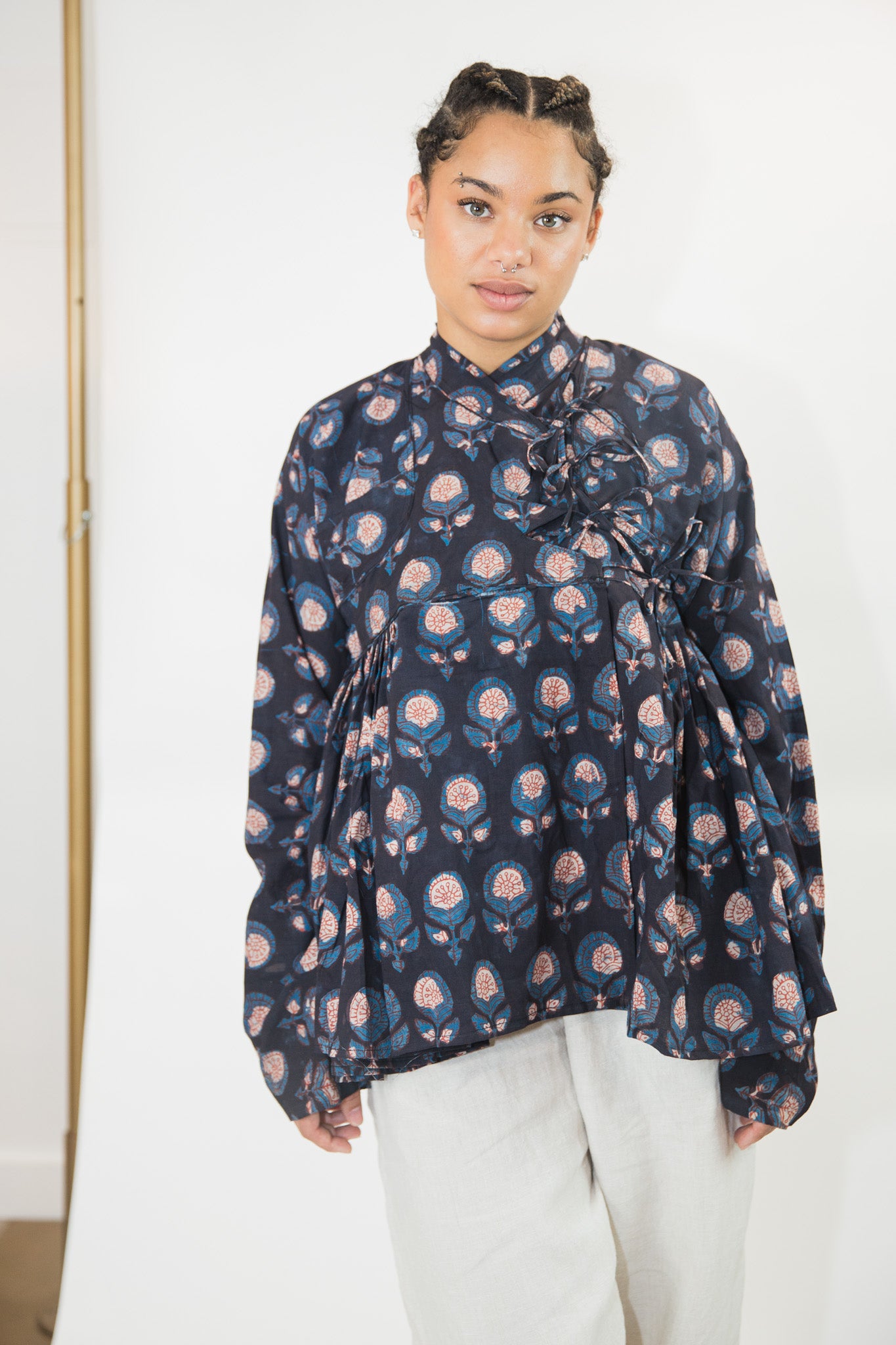 Bloom Bagru Hand Block Print Kediya Top/Jacket