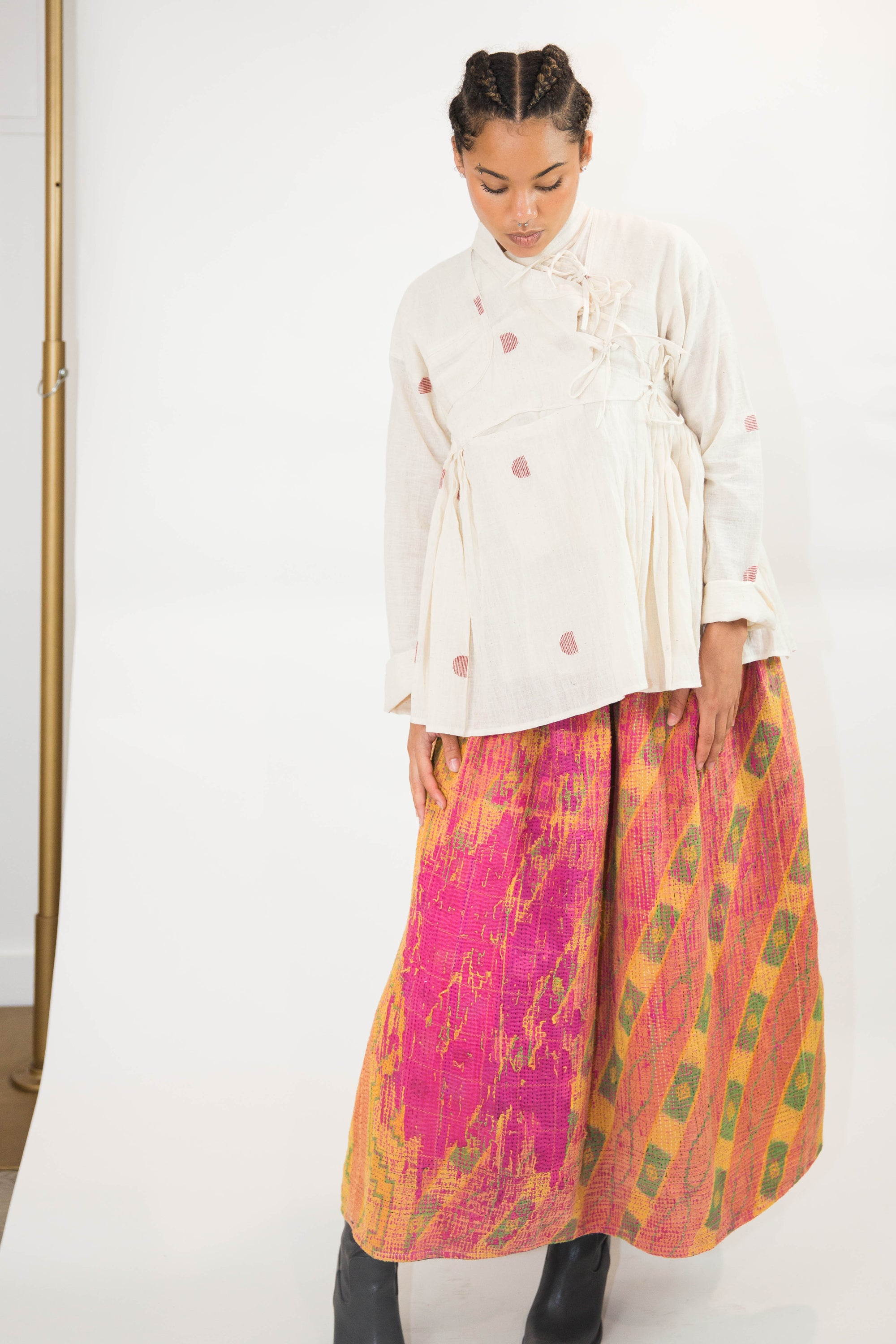 Half Moon Kala Cotton Kediya Top/Jacket