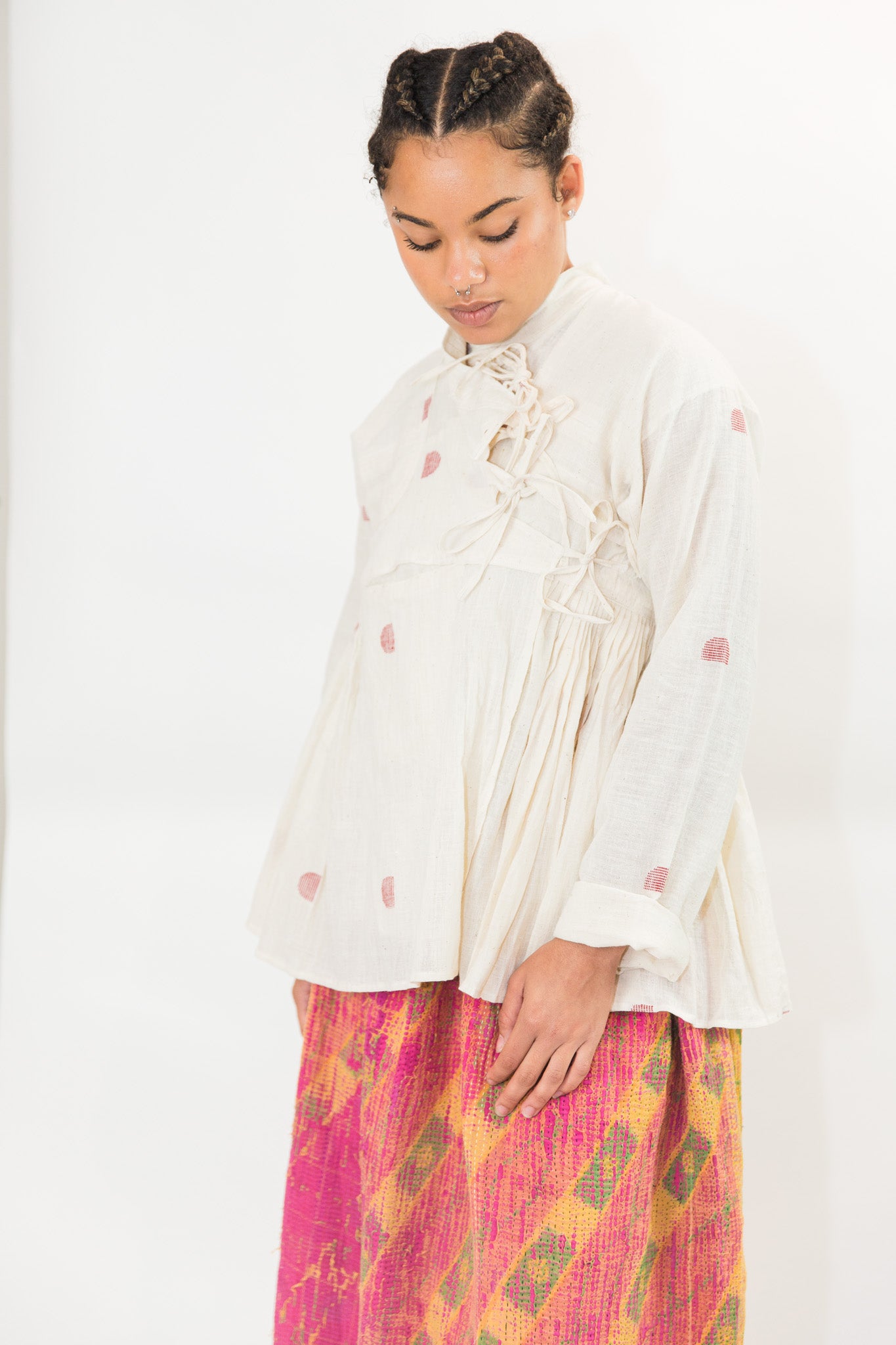 Half Moon Kala Cotton Kediya Top/Jacket