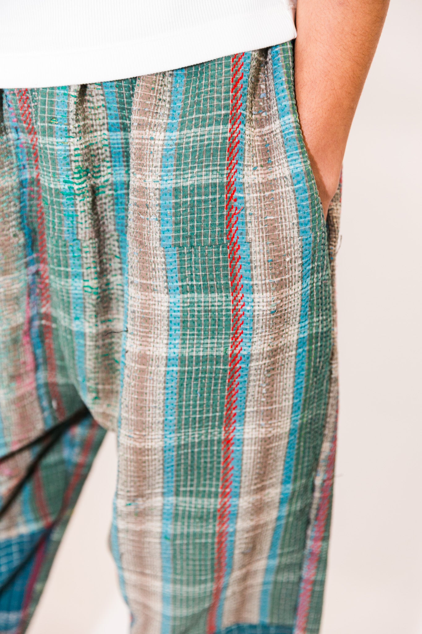 Plaid Patina Pant