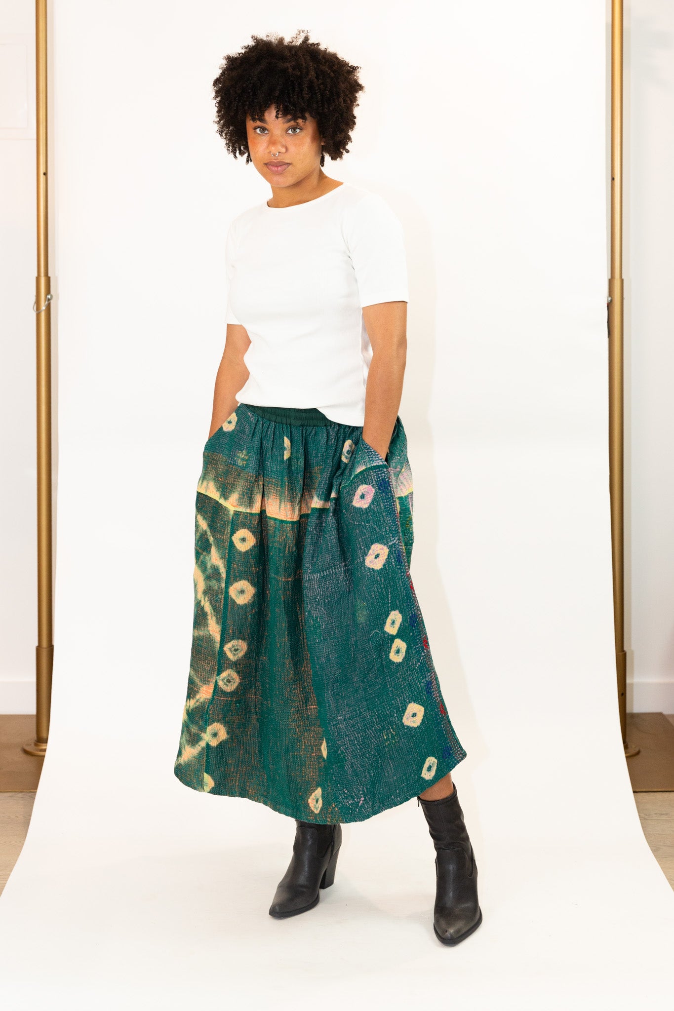 Bandhani Patina Skirt