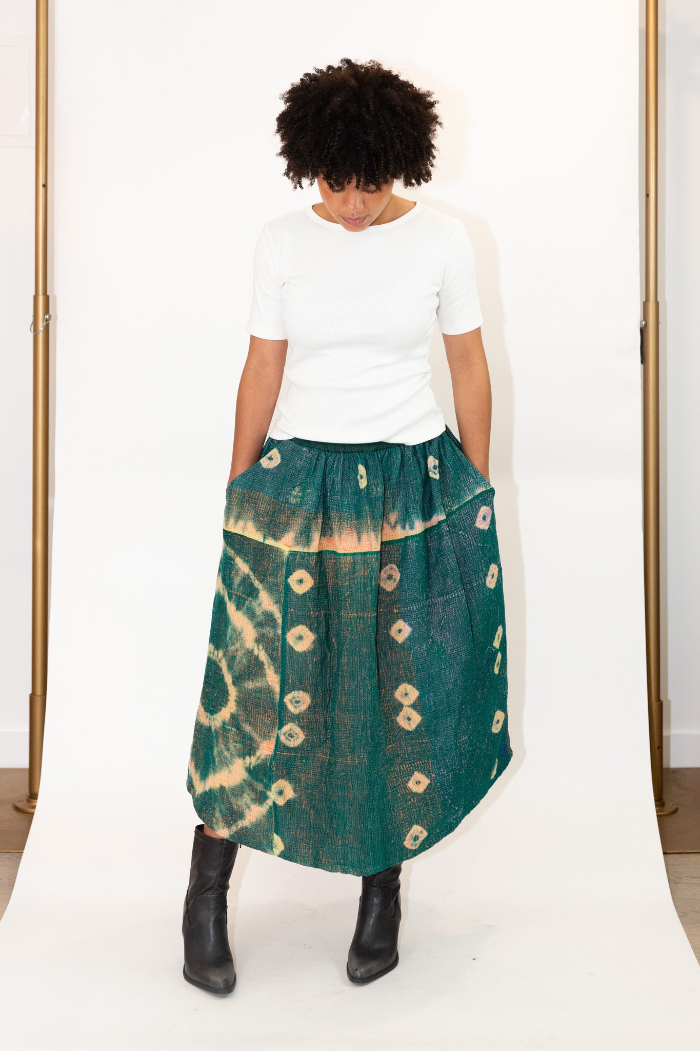 Bandhani Patina Skirt