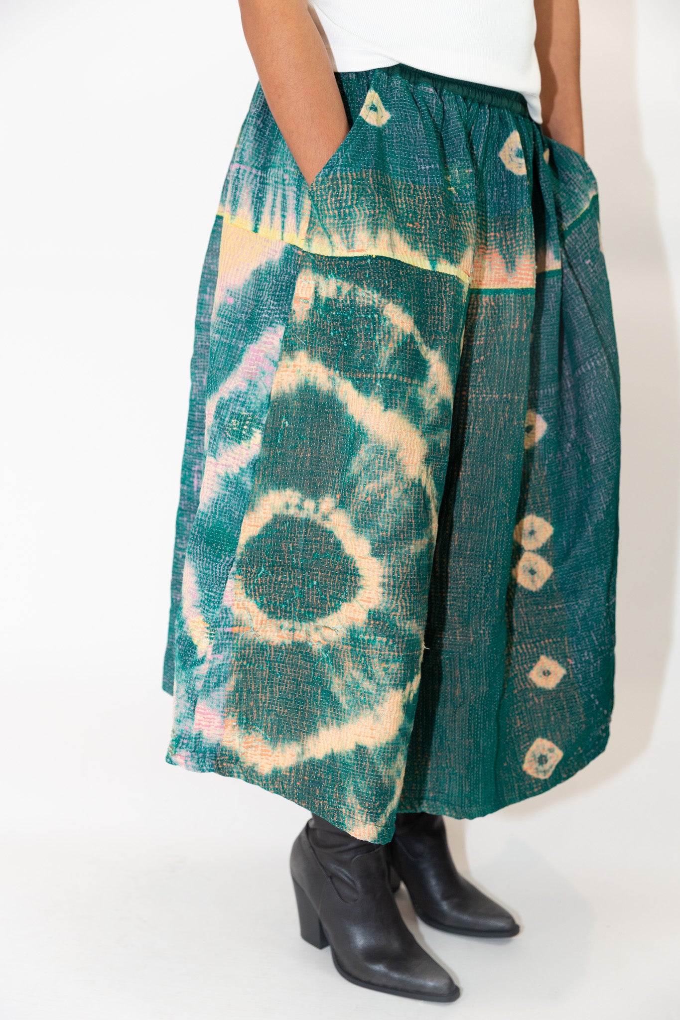 Bandhani Patina Skirt