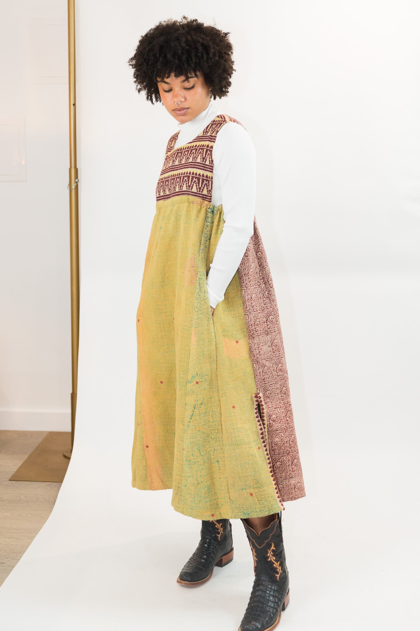 Marigold Patina Tunic Dress