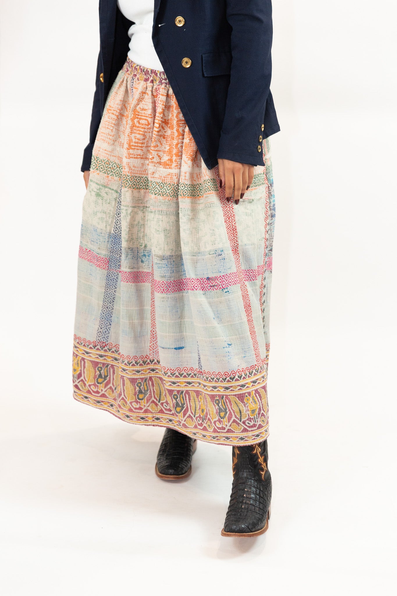 Border Patina Skirt