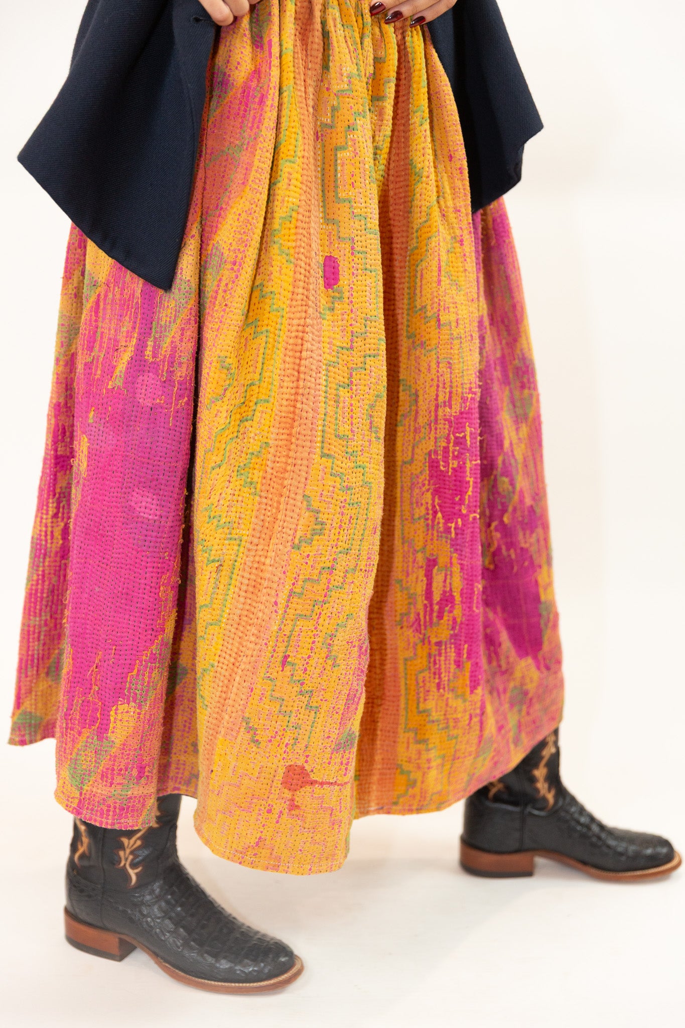 Bougainvillea Patina Skirt