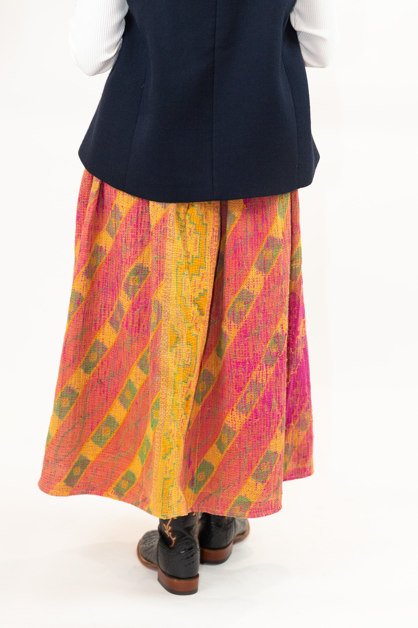 Bougainvillea Patina Skirt