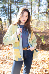 vintage quilt kimono jacket