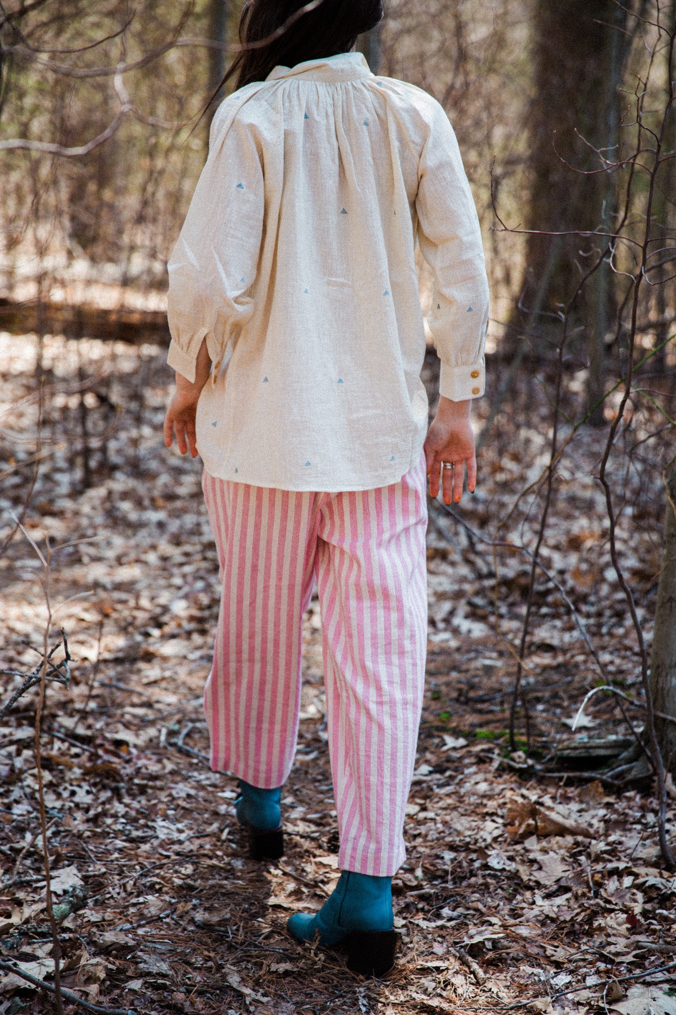 Pru Pant in Handwoven Kala Cotton