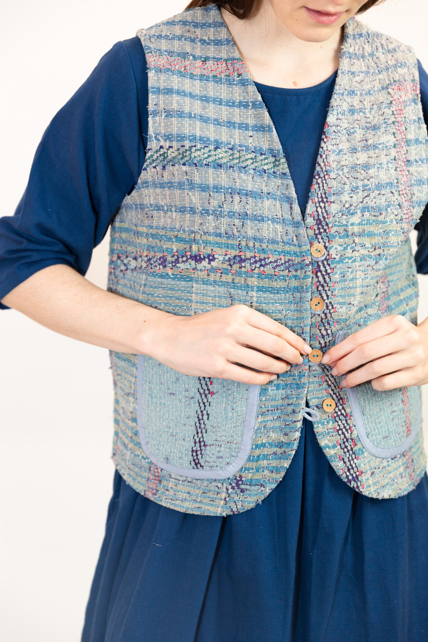 Patina Vest in Tide