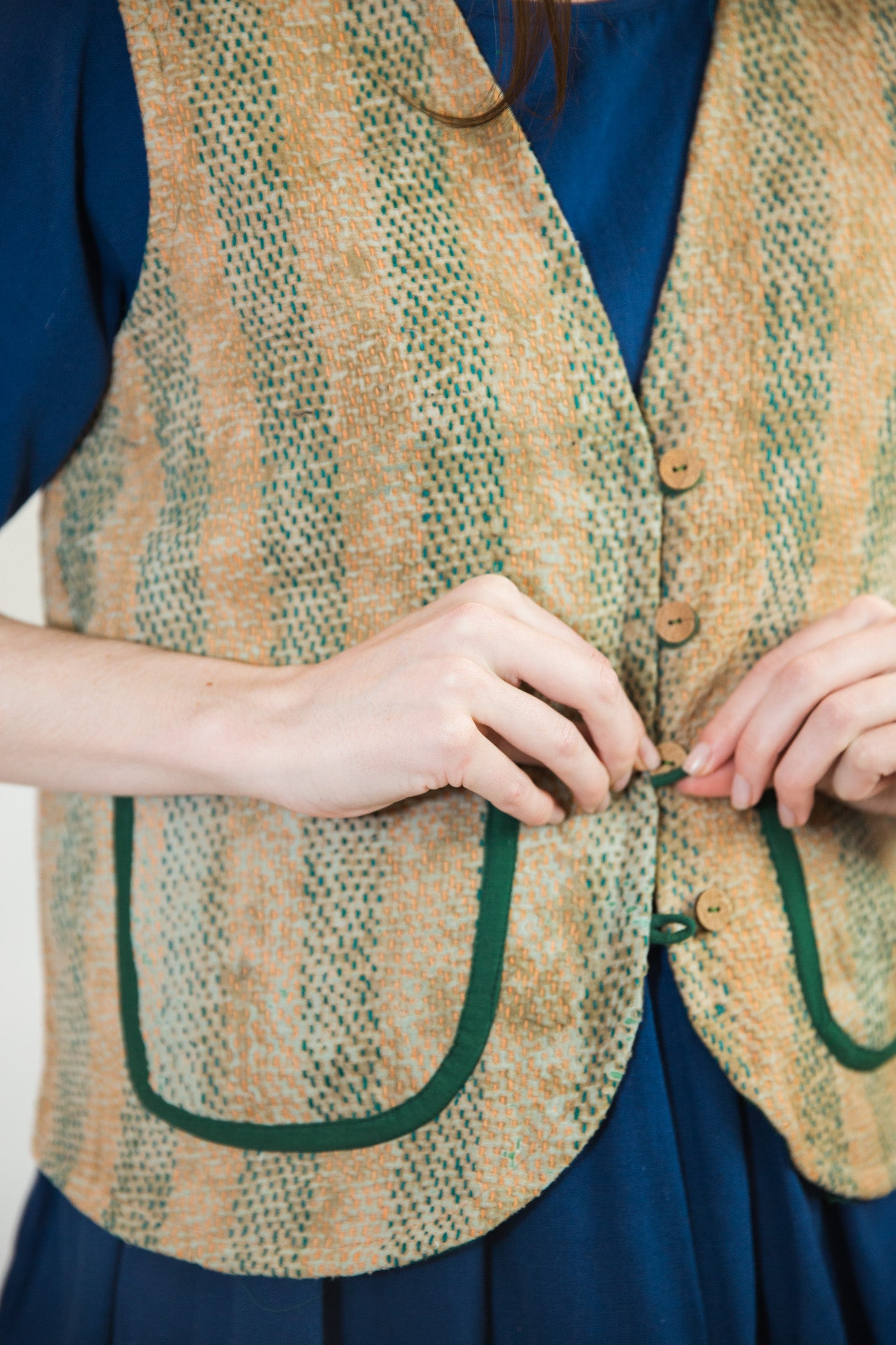 Patina Vest in Sand