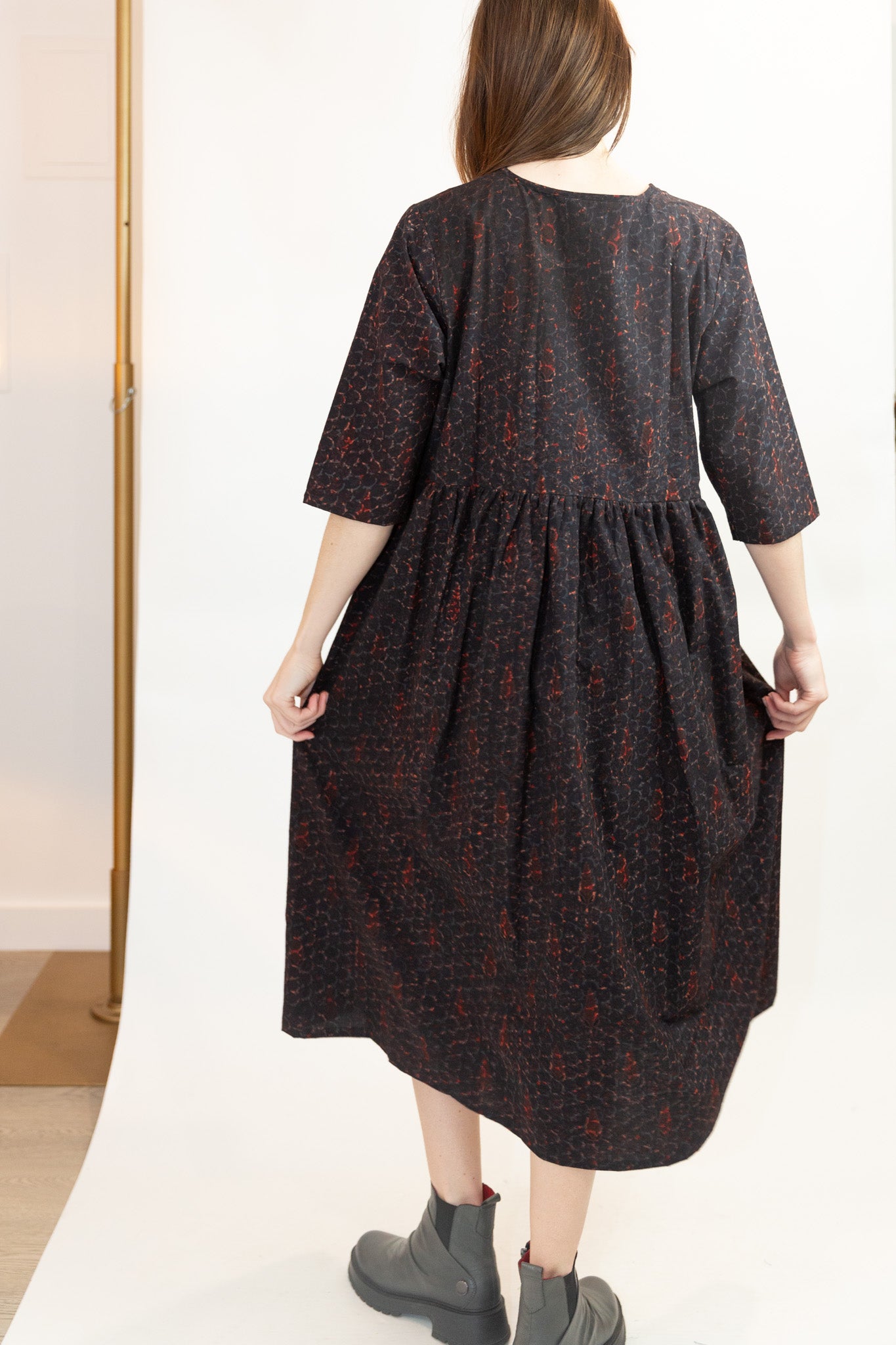 Doree Dress in Honeycomb