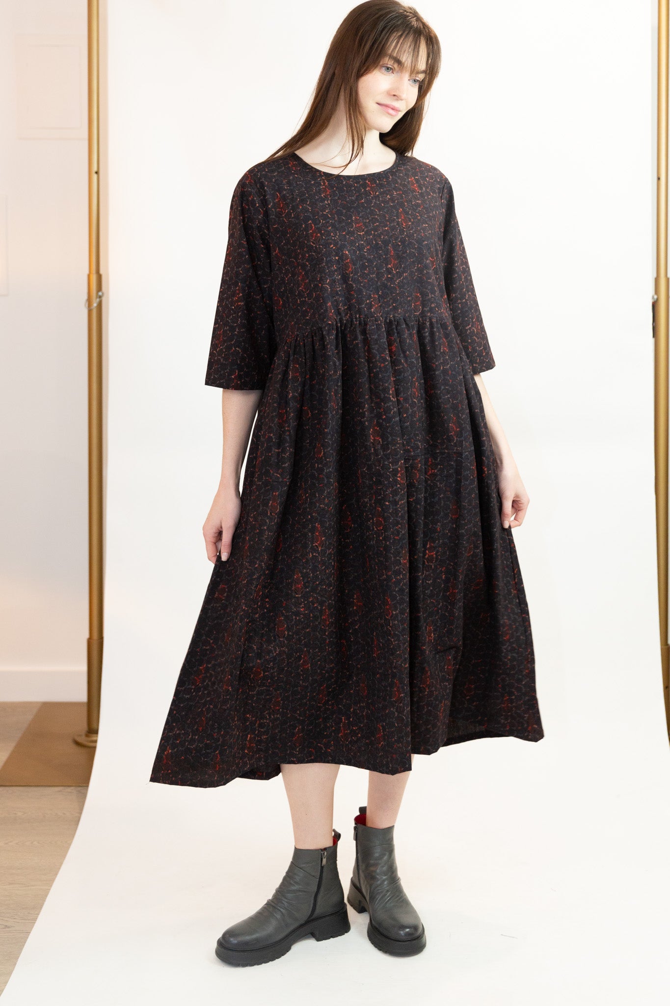 Doree Dress in Honeycomb