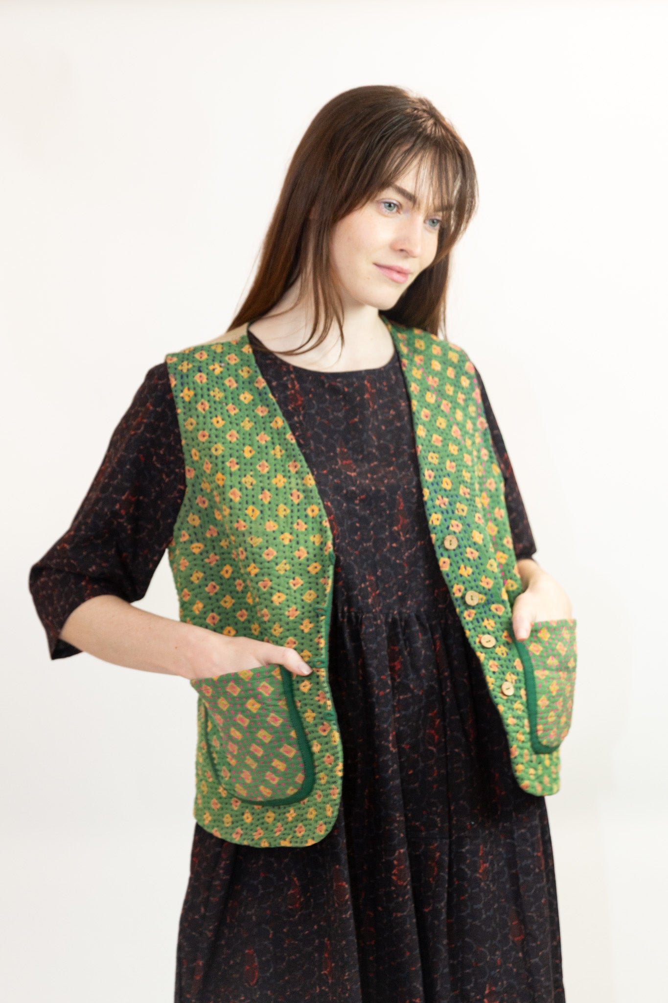 Patina Vest in Lattice