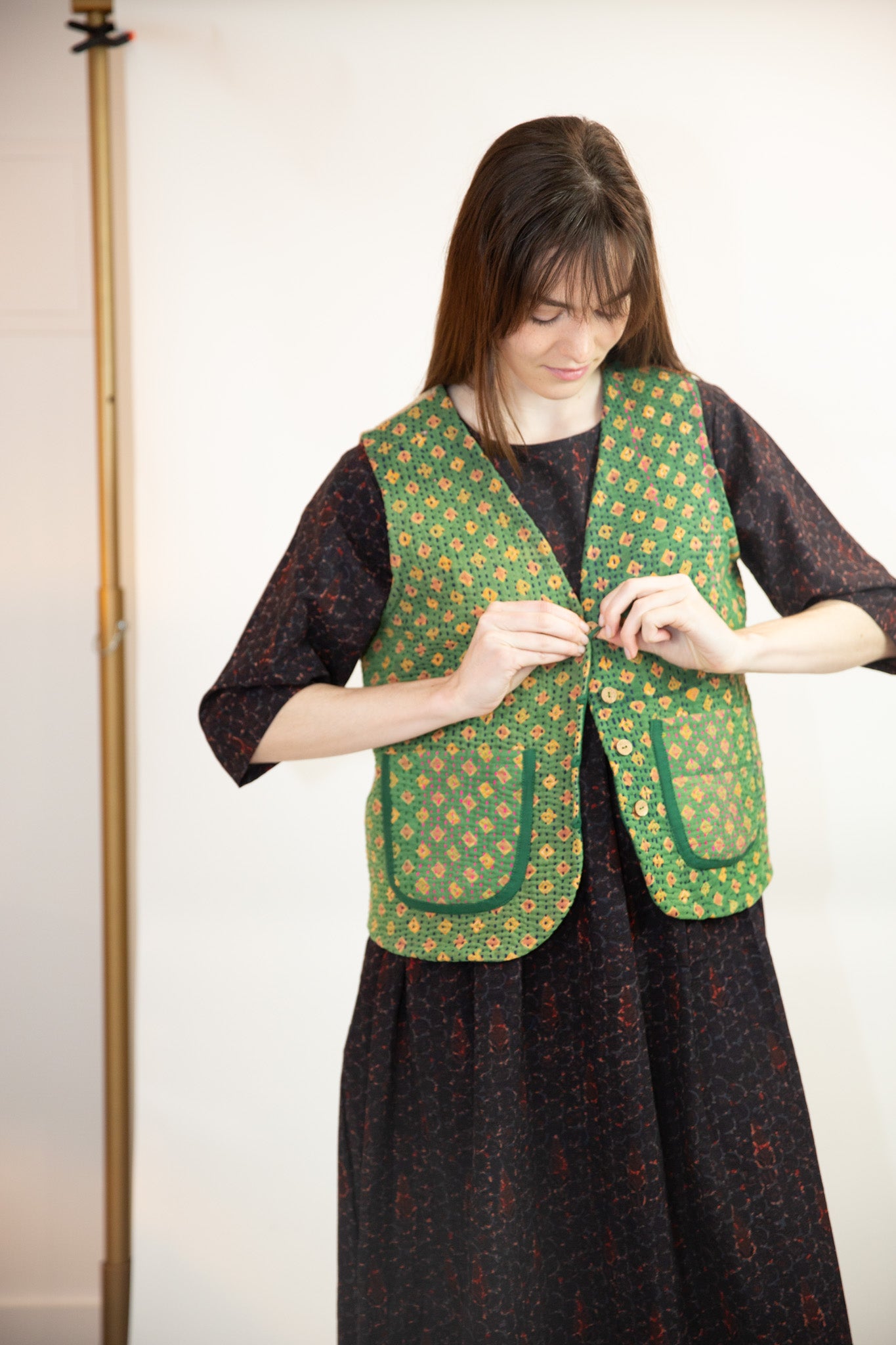 Patina Vest in Lattice