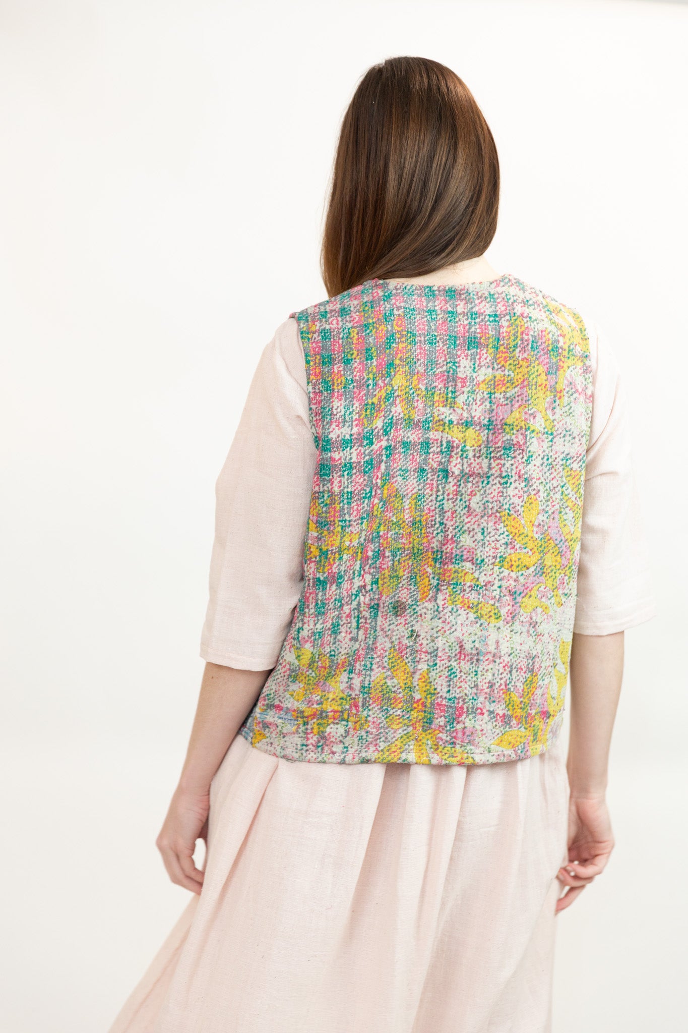 Patina Vest in Check