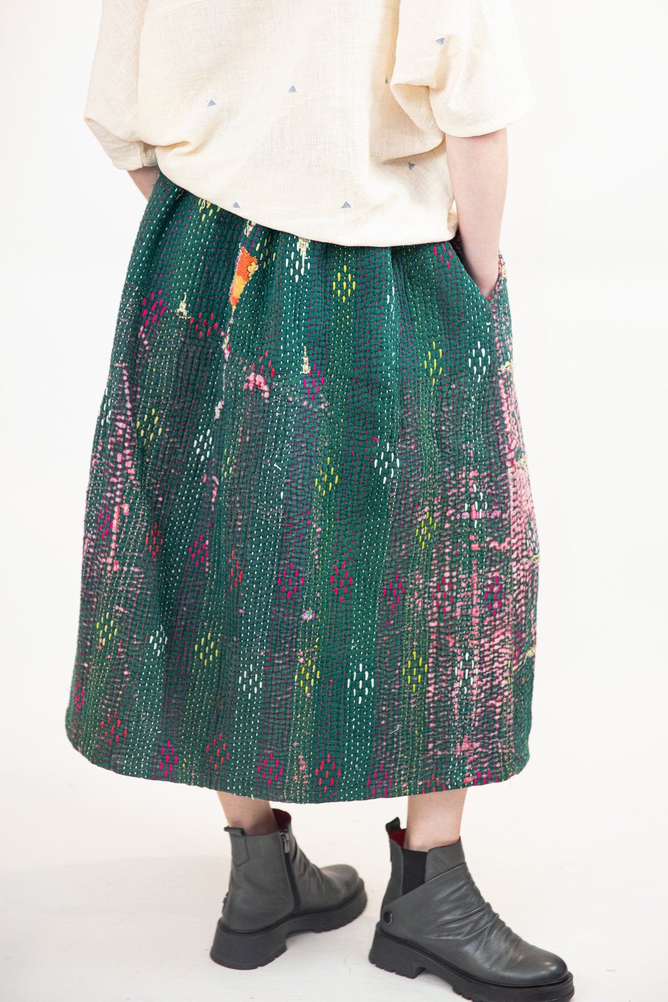 Patina Skirt in Jewel