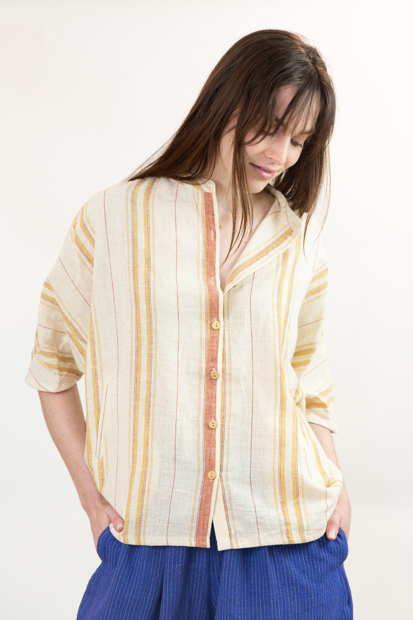 Tremont Top in Stripes